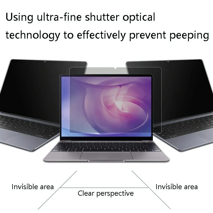 15 Anti-peep Matte Screen Protector for Huawei Matebook D15 / Magicbook - Full Glue