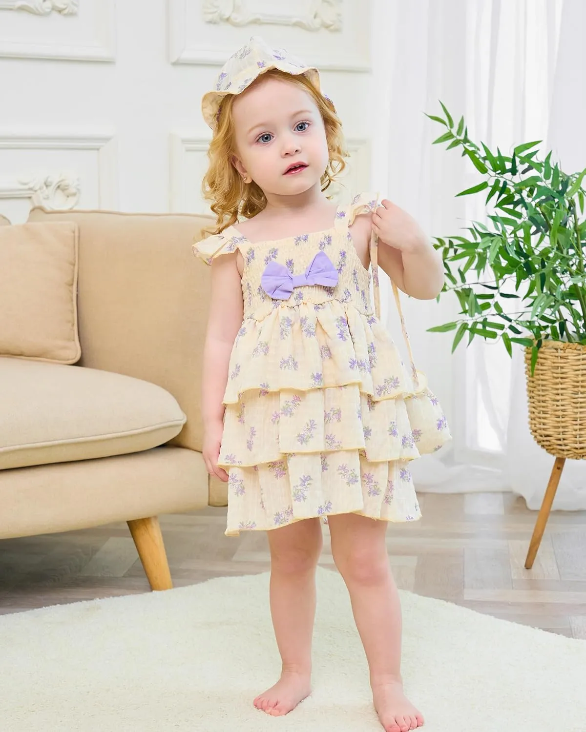 Baby Girl Dress Infant Newborn Clothes Summer Sleeveless Layer Ruffle Dresses Casual Beach Sundress for Girls 0M-3T