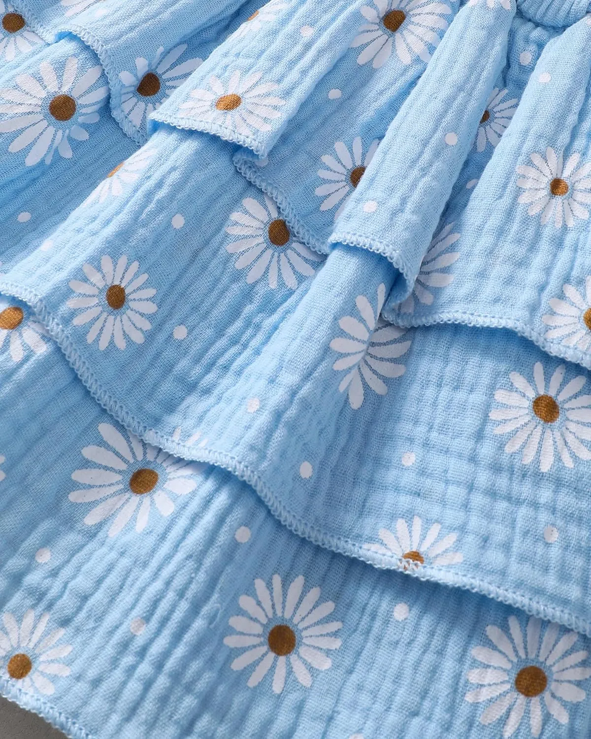 Baby Girl Dress Infant Newborn Clothes Summer Sleeveless Layer Ruffle Dresses Casual Beach Sundress for Girls 0M-3T