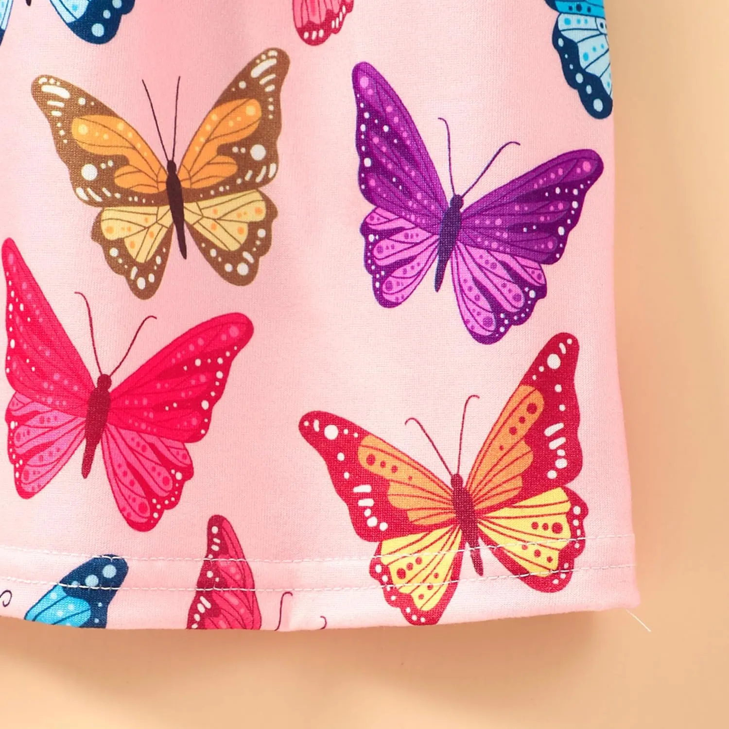Baby Girls Dress Unicorn Casual Flutter Sleeve Swing Sundress Birthday Party Summer Playwear Dresses 1-8 Years Old