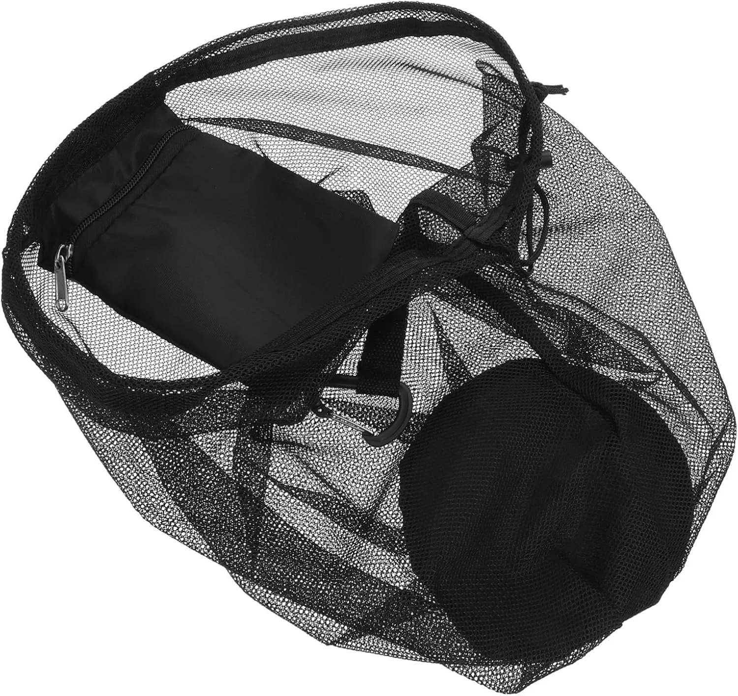 BESPORTBLE Basketball Bags Mesh Net Ball Bag Waterproof Drawstring Practical Sports Storage Solution