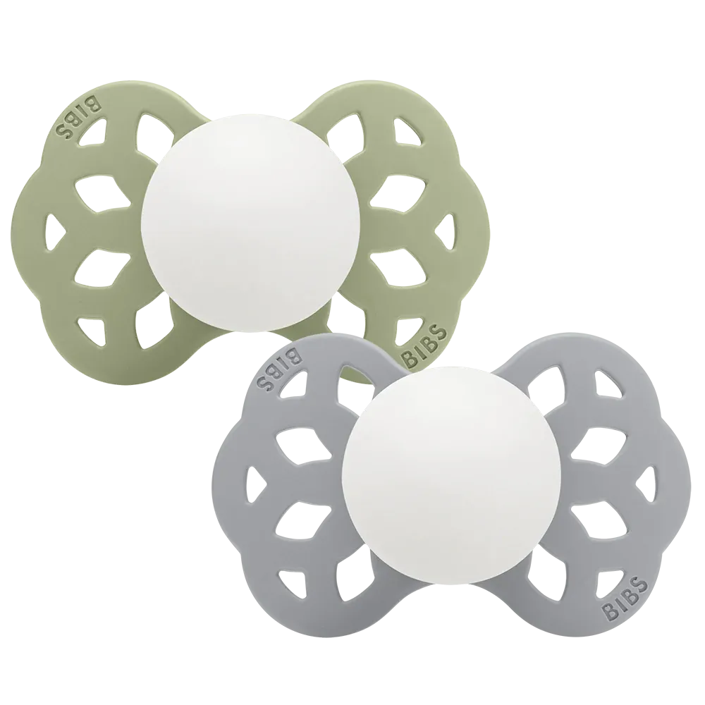 BIBS Infinity Pacifier Silicone Size 1 2pk
