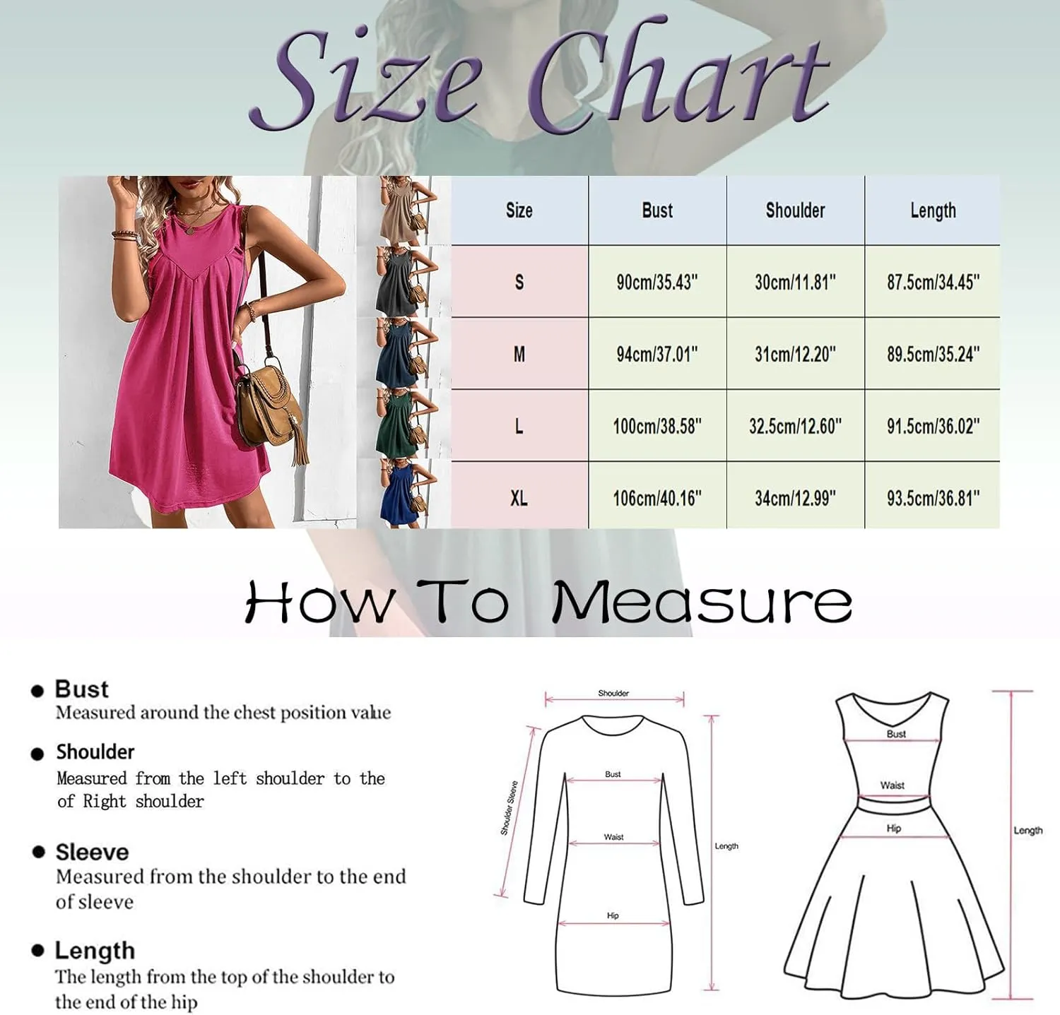 Boho Dresses for Women,2025 Trendy Crewneck Sleeveless Mini Dress Button Knit Color Block Short Dresses with Pockets