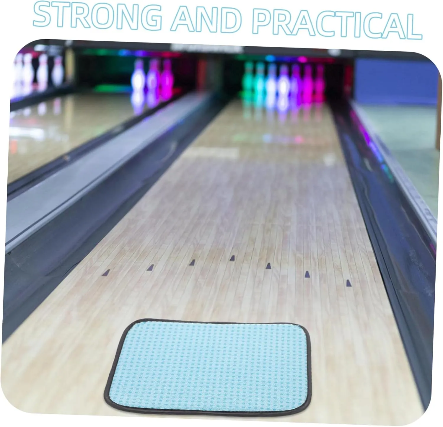 Bowling Mat Washcloths Towels Cleaner Cleaning Bowling Towel Ball Polishing Pad Practical Bowling Towel