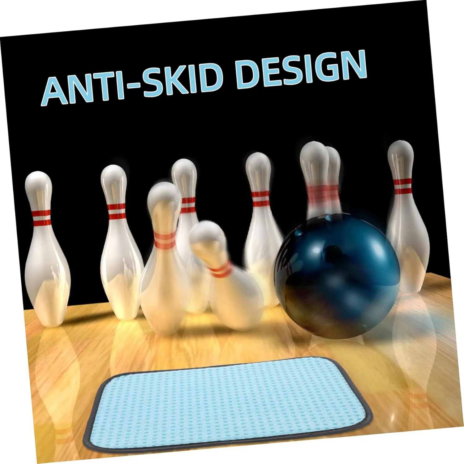 Bowling Mat Washcloths Towels Cleaner Cleaning Bowling Towel Ball Polishing Pad Practical Bowling Towel