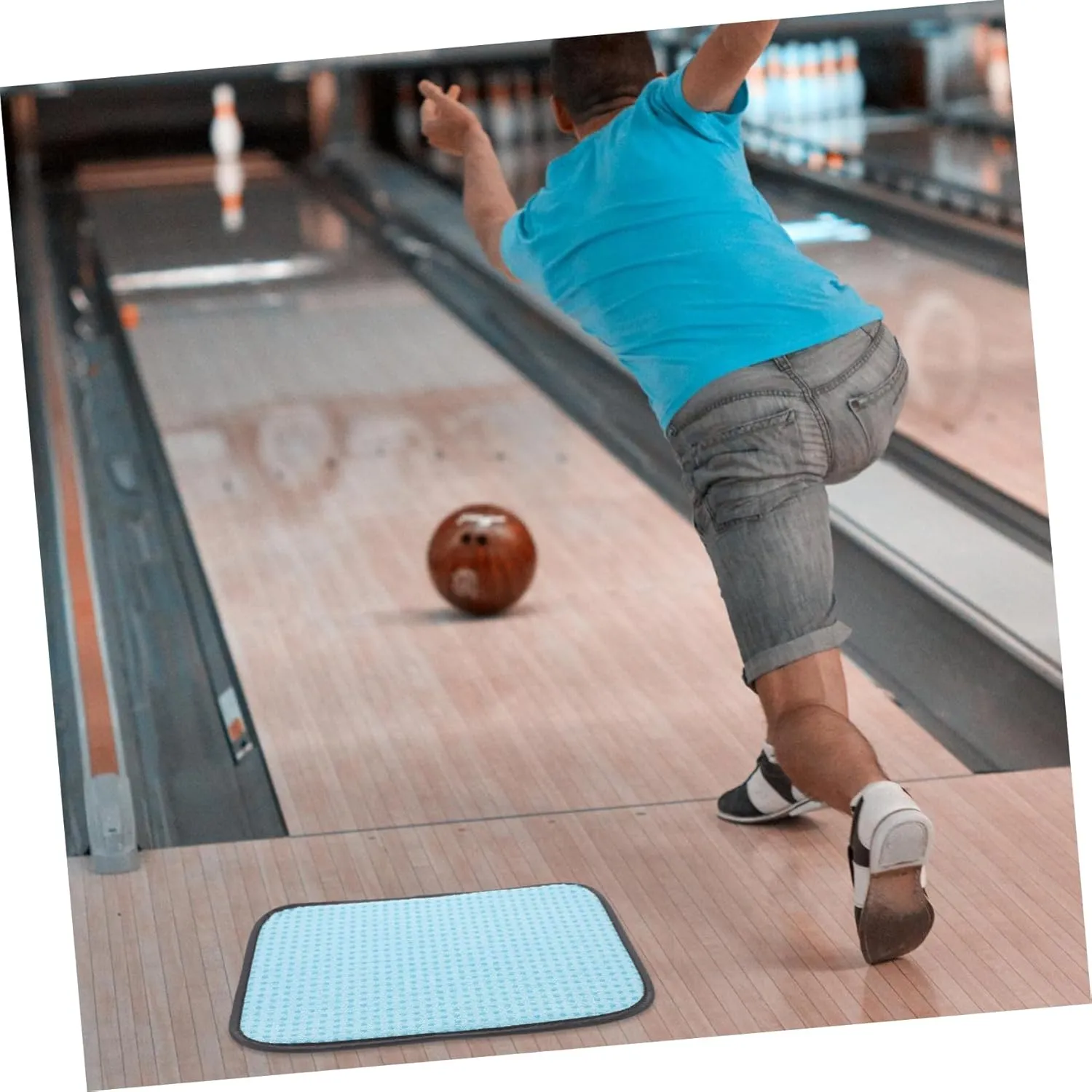 Bowling Mat Washcloths Towels Cleaner Cleaning Bowling Towel Ball Polishing Pad Practical Bowling Towel