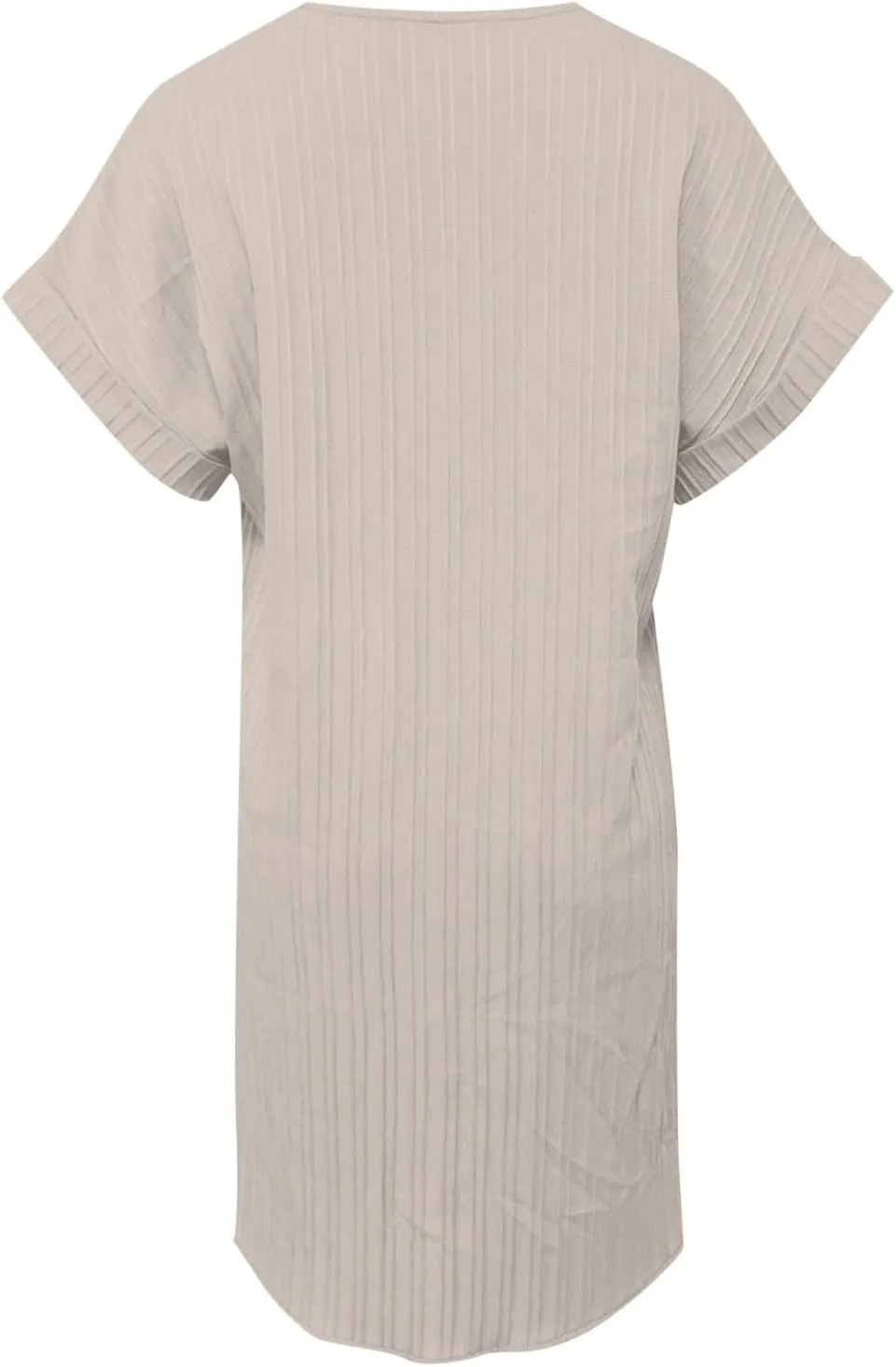Button Down Dress for Women 2025 V Neck Mini Summer Dress Casual Short Sleeve Beach Vacation Dresses Resort Wear
