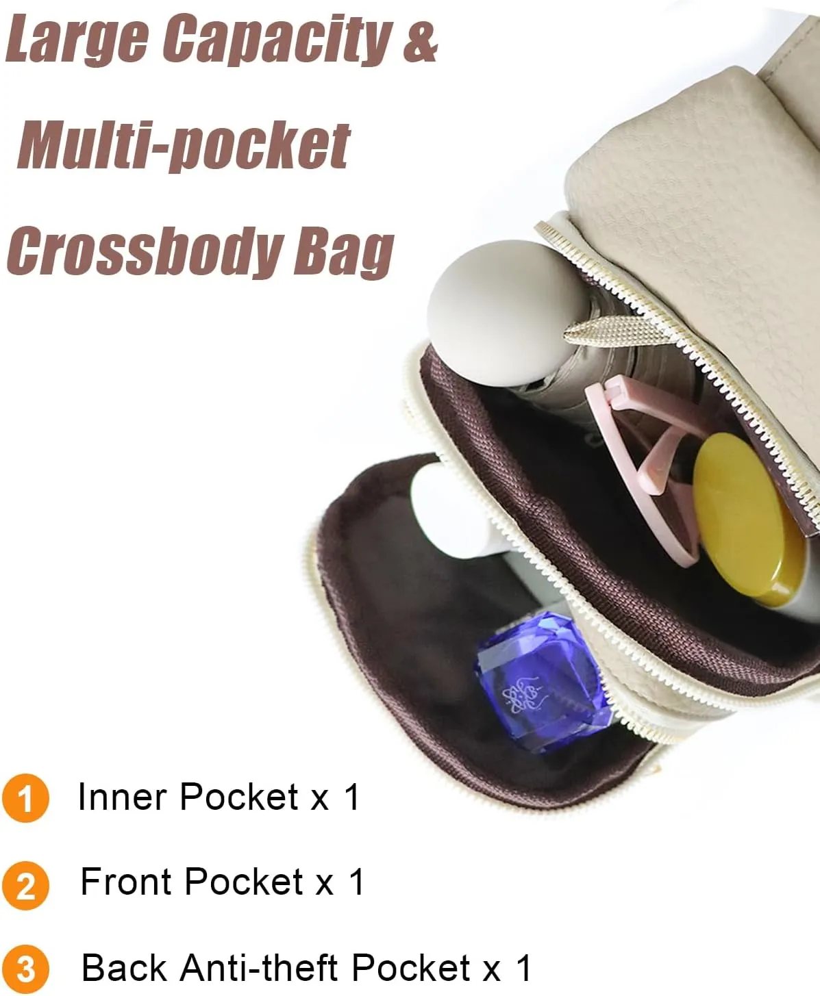 Christmas Gifts for Teacher Aunt Crossbody Bags for Women Gifts for Mom from Daughter Son Husband Anniversy Birthday Family Mother in Law Small Sling Bag Fanny Travel Pack Mothers Day Gift Idea