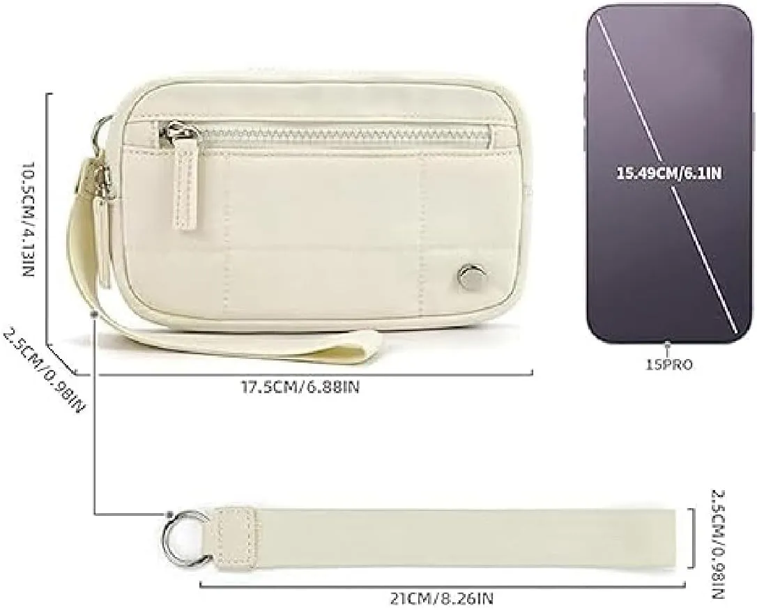 Convely Wristlet Wallet  Stylish & Functional Leather Wristlet for Women, Convenient Keychain & Phone Storage