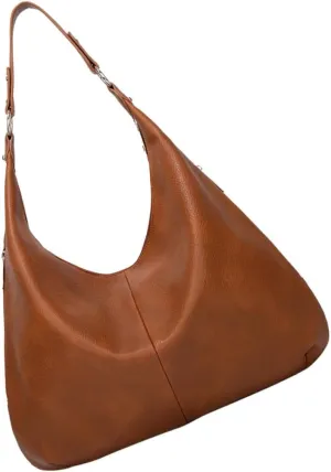 Didiseaon Elegant Retro Pu Tote Bag for Women Large Capacity Fashion Handbag Multi-functional Pouch for Shopping