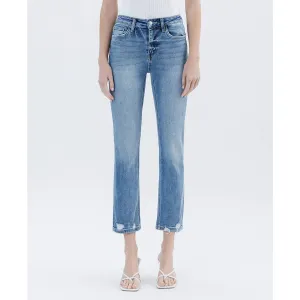 Flying Monkey High Rise Crop Slim Straight