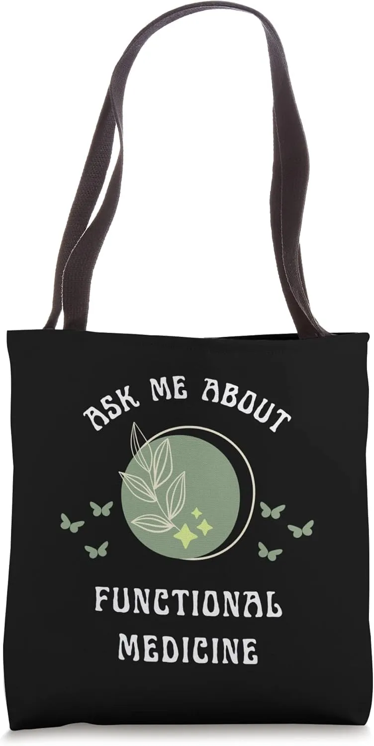 Functional Medicine New Age Healing Wellness Doctor Tote Bag