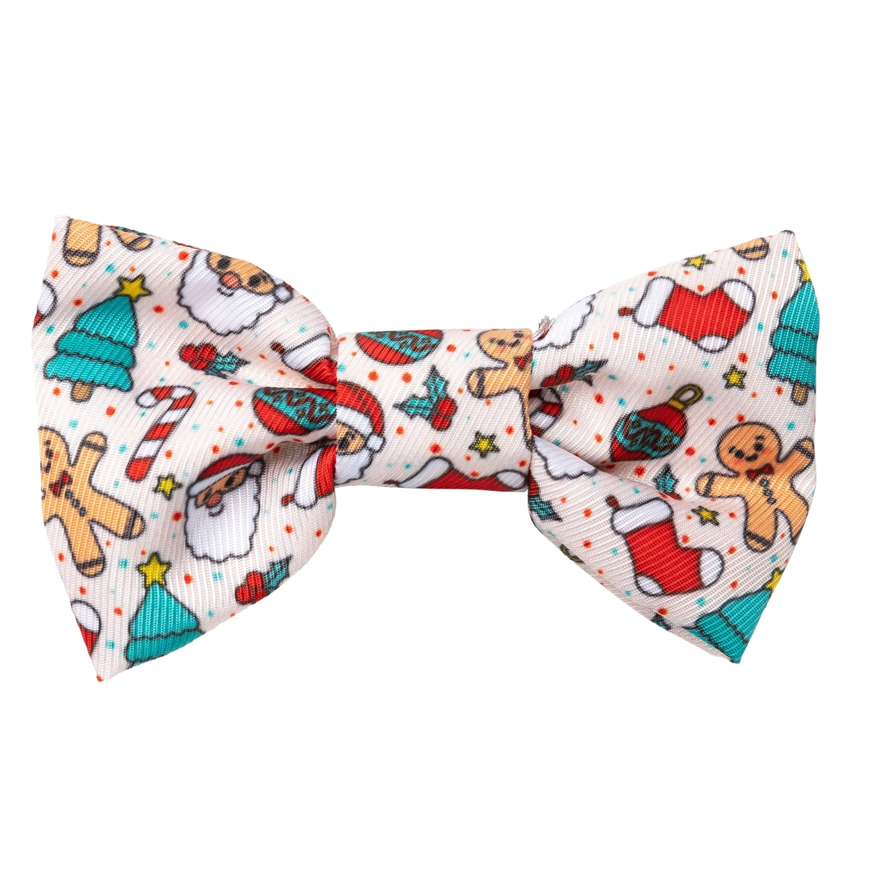 FuzzYard Christmas Tinsel Time Cat Collar Bandana and Bow Tie Set