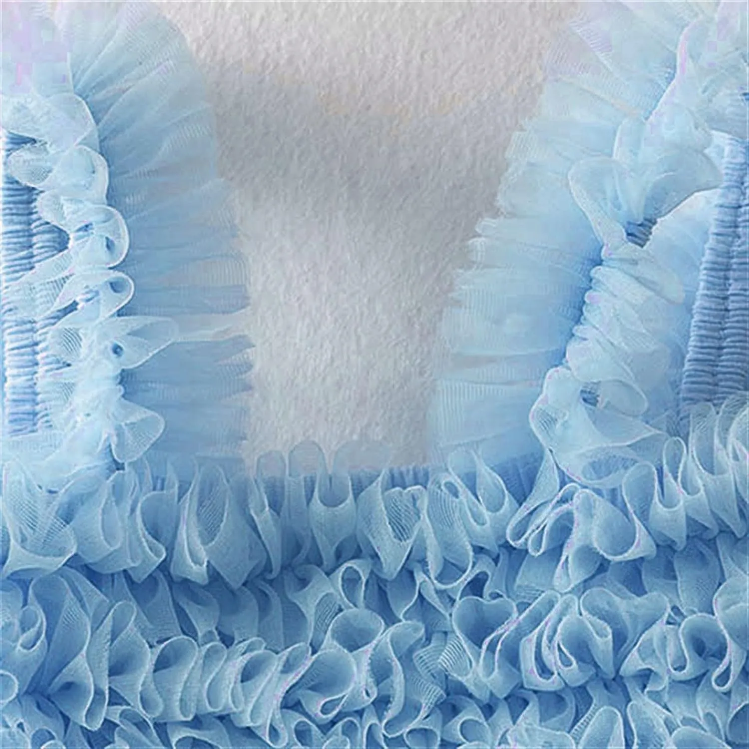 Girls Fluff Tiered Tulle Tutu Dresses Wedding Part Gown Spaghetti Straps Ruffle ini Dress with Pom om