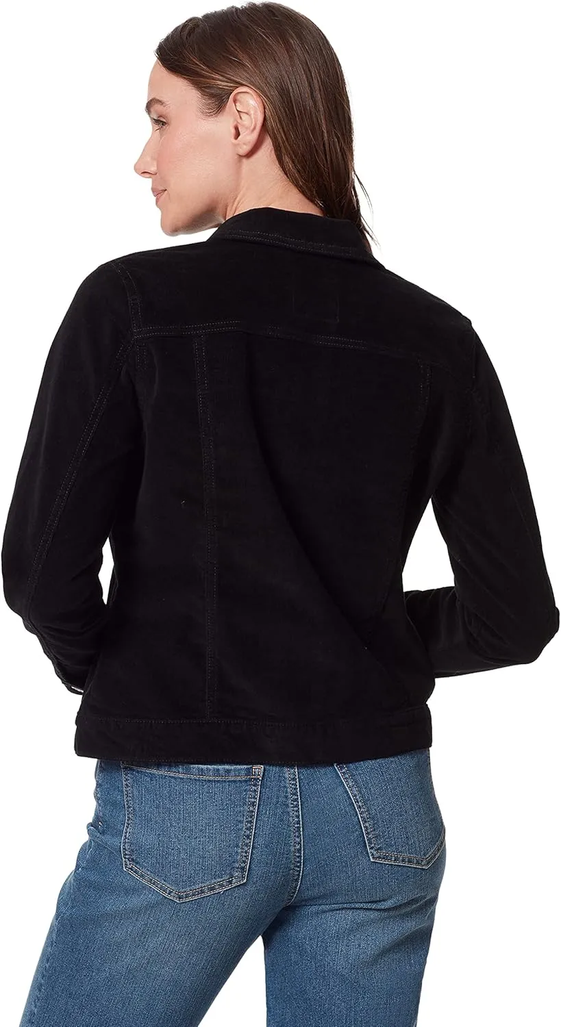 Gloria Vanderbilt Women's Amanda Corduroy Jean Jacket Standard