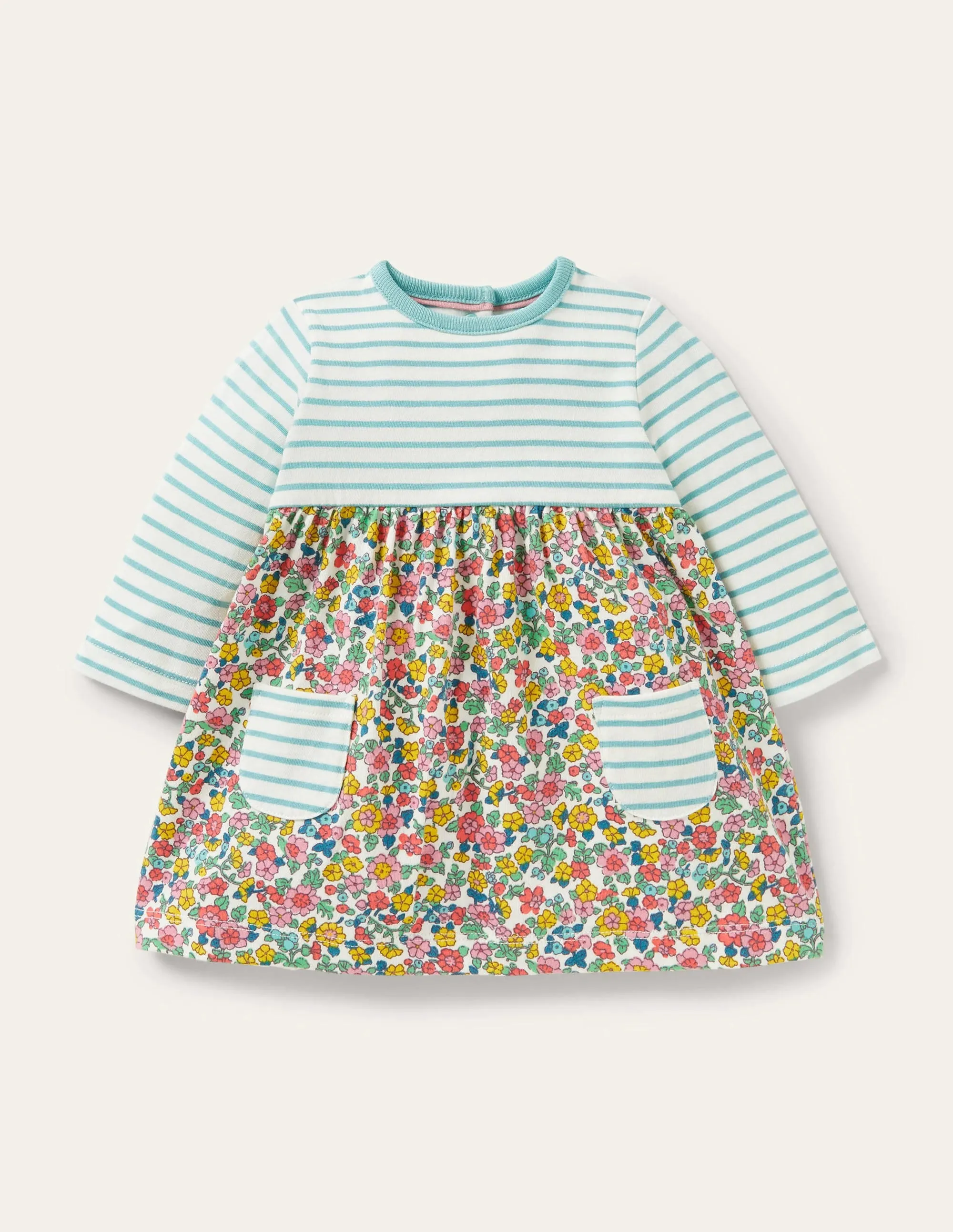Hotch Potch Dress-Multi Vintage Flowerbed