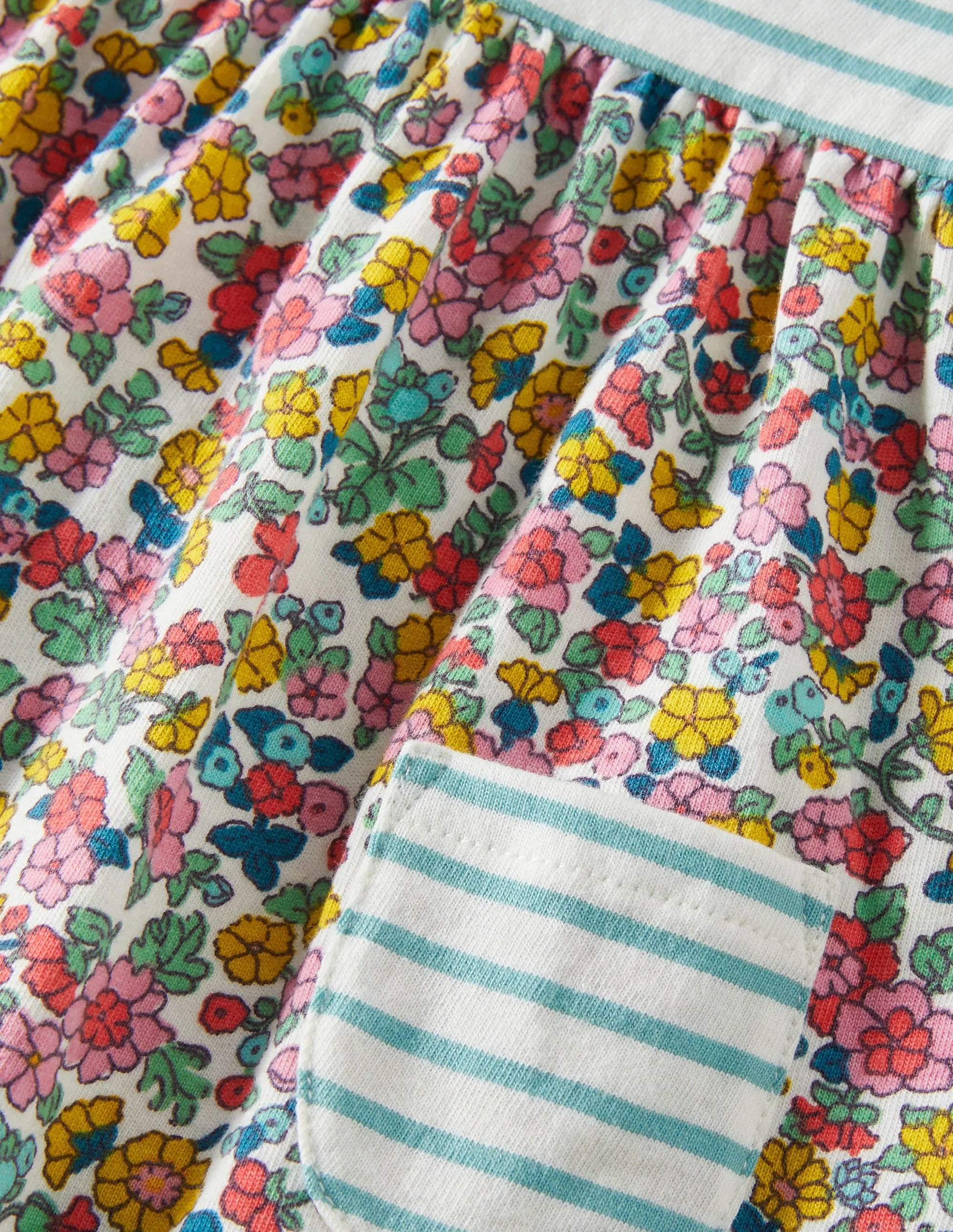 Hotch Potch Dress-Multi Vintage Flowerbed