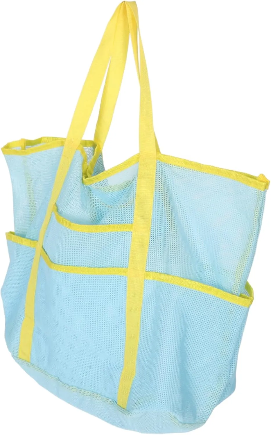 Mesh Beach Tote Bag Small Wet Bag for Swimsuit Portable Shower Storage Multi-functional Travel Organizer