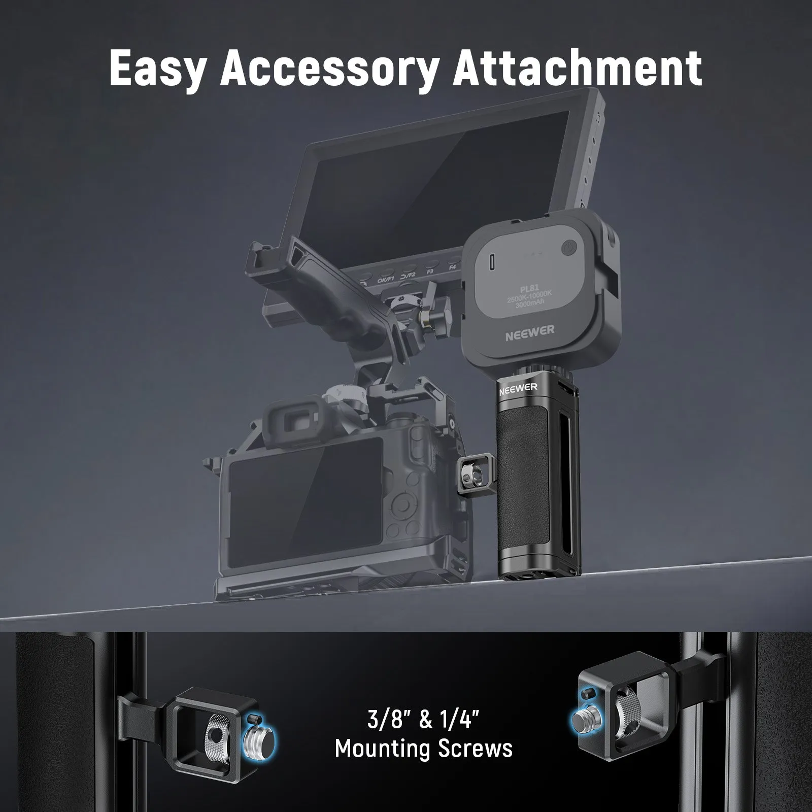 NEEWER CA069H Side Handle for Camera Cage