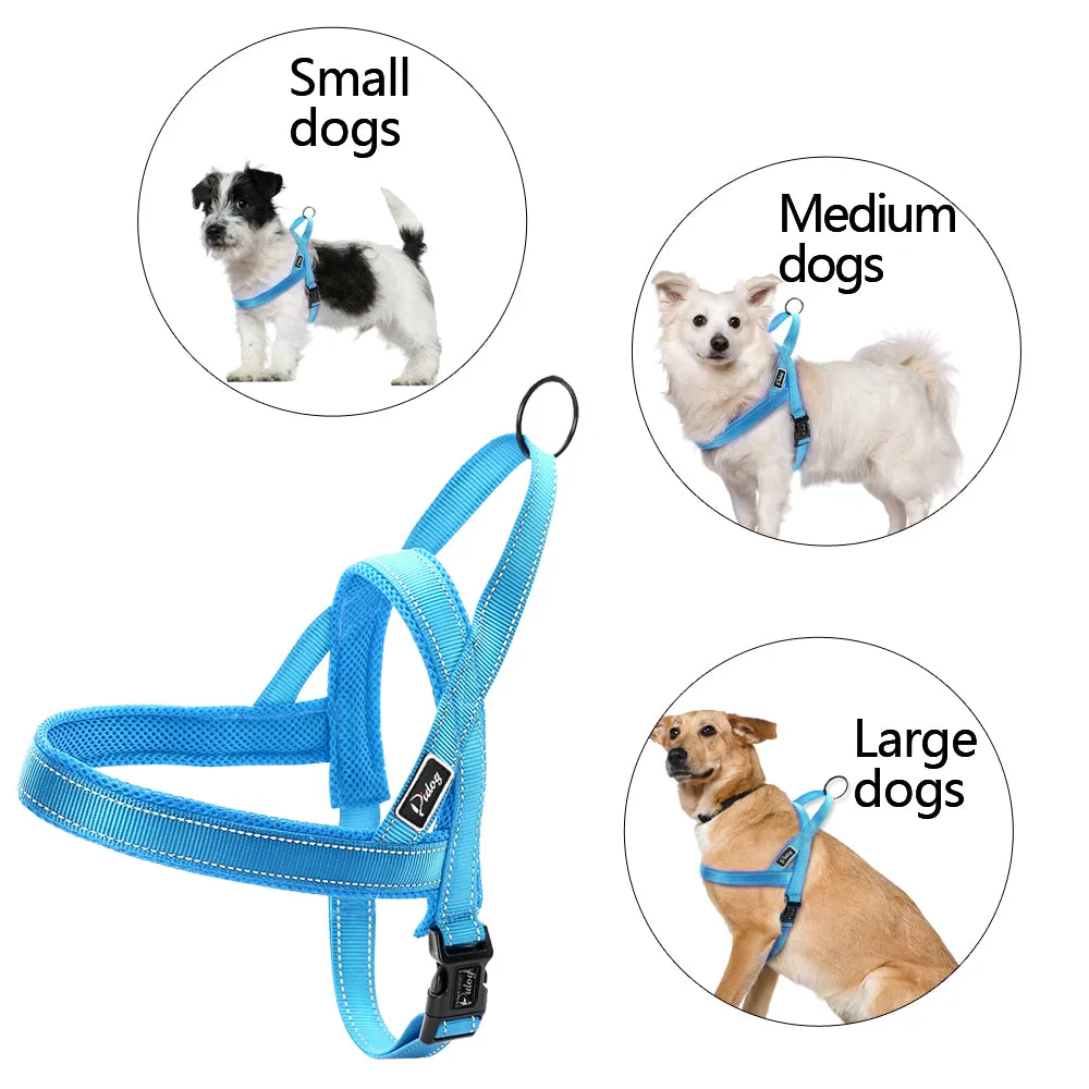 No Pull Reflective Dog Leash Harness Set Pet Leash Vest For Small Meduim Large Dogs Perfect for Daily Training Walking XXS-L
