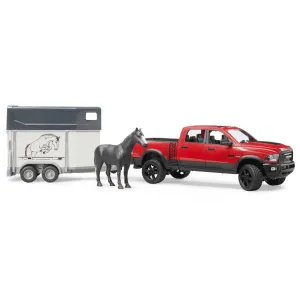 Pick Up Truck with Horse Trailer