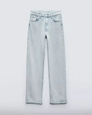 Rag & Bone Harlow Full Length Straight - Raquel