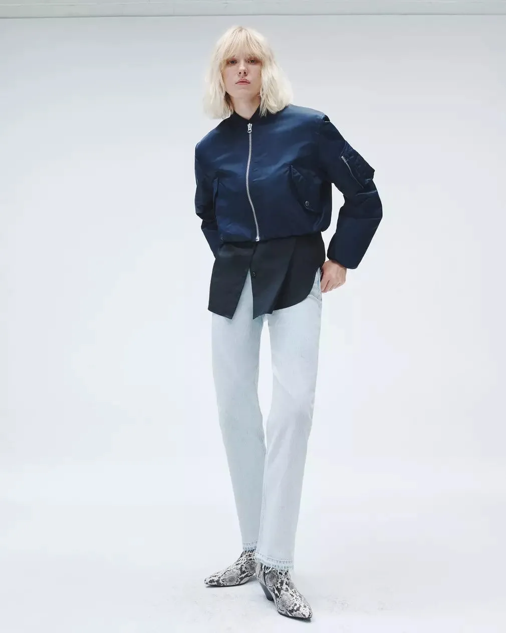 Rag & Bone Harlow Full Length Straight - Raquel