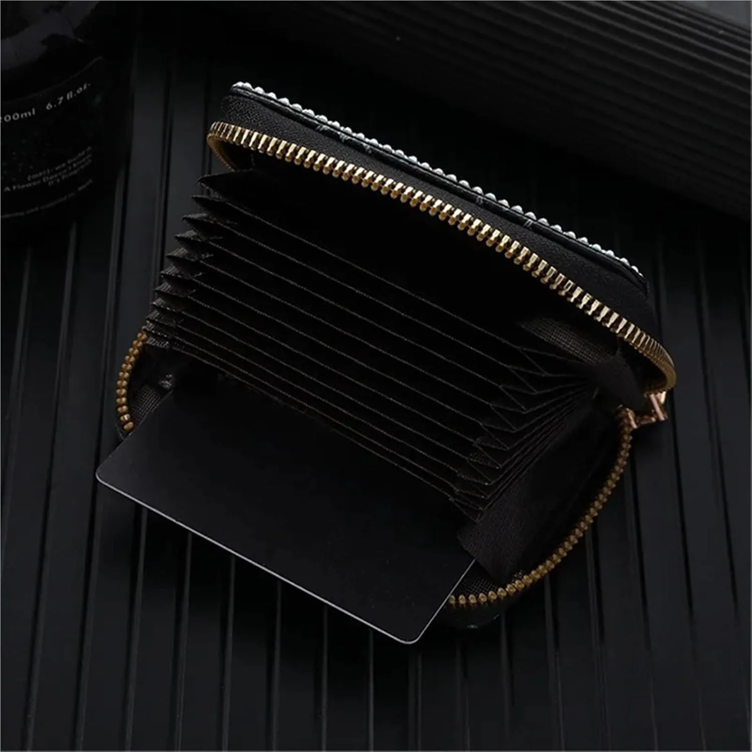 Rhinestone Small Wallet For Women Large-Capacity Multi-Card Slot Storage Bag Stylish Coin Purse Zipper For Wedding Party Prom(Sky blue)