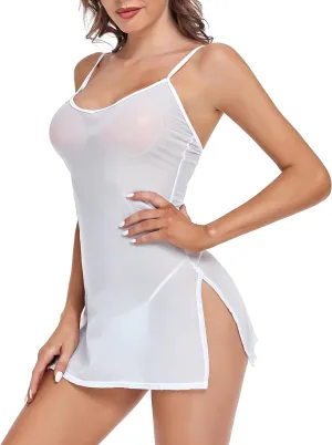 SHERRYLO Sheer Sexy Dresses for Women Sundress Summer Dress Casual See Through Bikini Swimsuit Exotic Coverup Beach Coverups