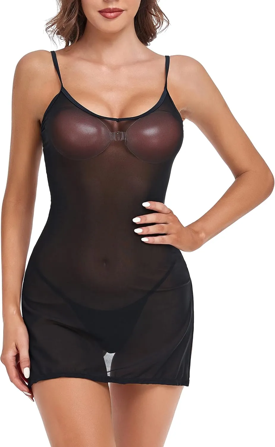 SHERRYLO Sheer Sexy Dresses for Women Sundress Summer Dress Casual See Through Bikini Swimsuit Exotic Coverup Beach Coverups