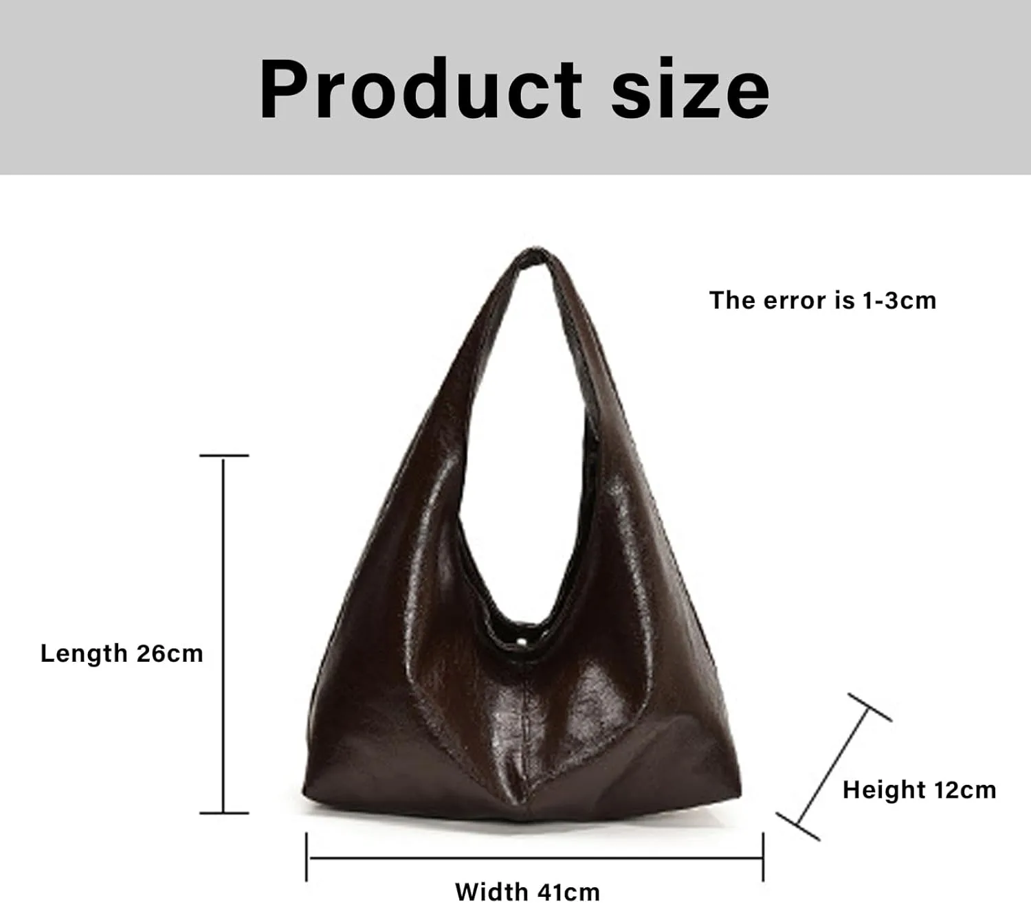 Vintage Styles Shoulder Bag PU Underarm Purse Spacious Bucket Bag For Fashionable And Practical Use In Various Occasion