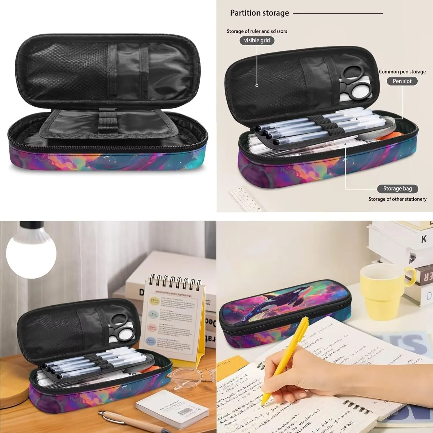 Whales Print Backpack Set for Boys 4-7 Toddler Backpack Multi-functional Bookbag with Handle Straps Thermal Meal Bag Pen Case for Travel Hiking Camping Picnic