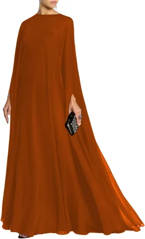 Women Evening Gown Empire Dress Sweep Train Boat Neck Wedding Guest ME012
