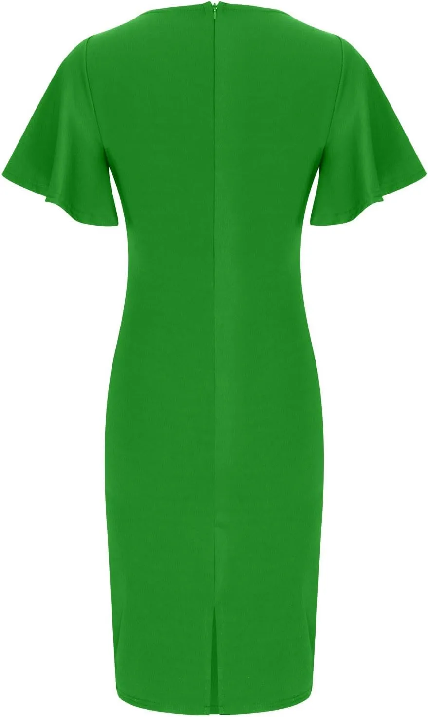 Women's 2024 Ruffle Dress Midi Dress Crew Neck Flowy Swing Tiered Fall Casual Knee Length Plus Size Dresses