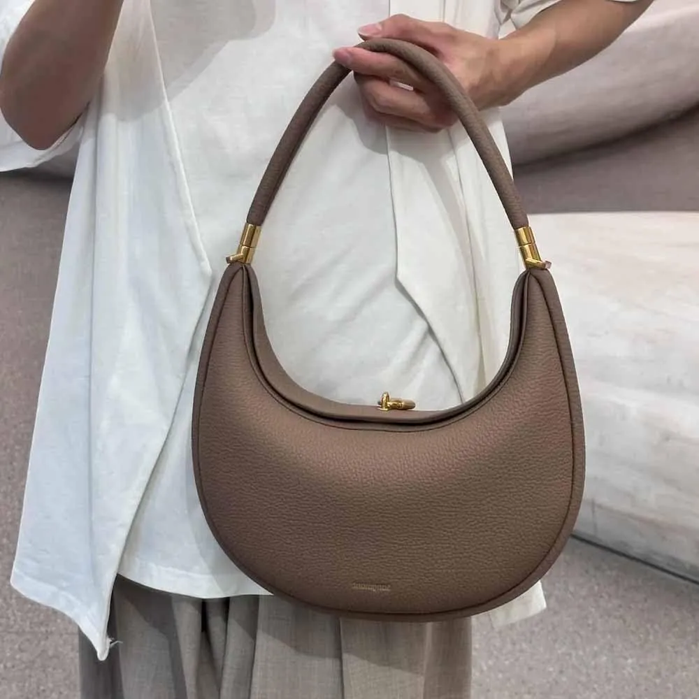 Women's Fashion Shoulder Bag Hobo Underarm Bag Multi functional Y2K Shoulder Bag Moon Bend Elegant Handbag