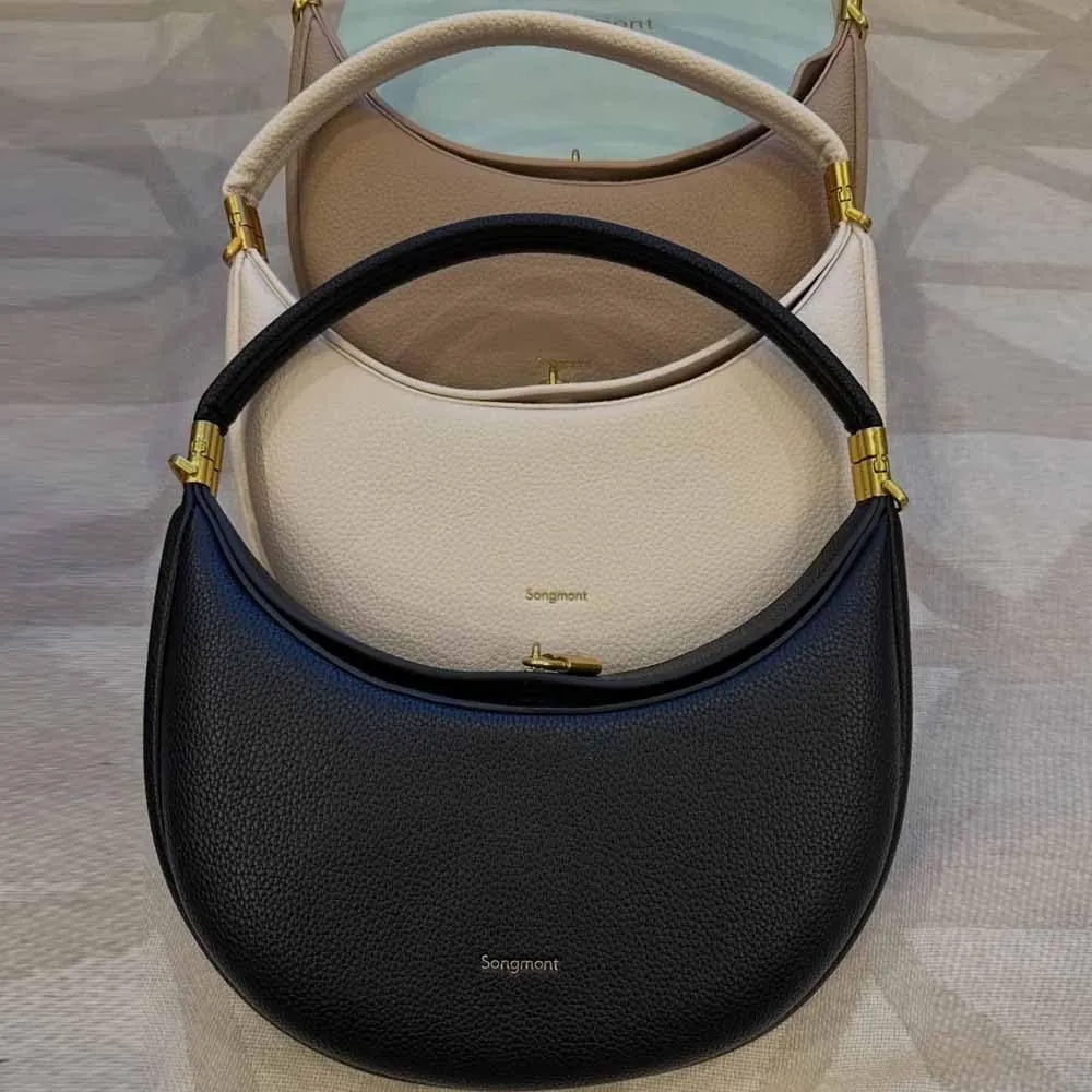 Women's Fashion Shoulder Bag Hobo Underarm Bag Multi functional Y2K Shoulder Bag Moon Bend Elegant Handbag