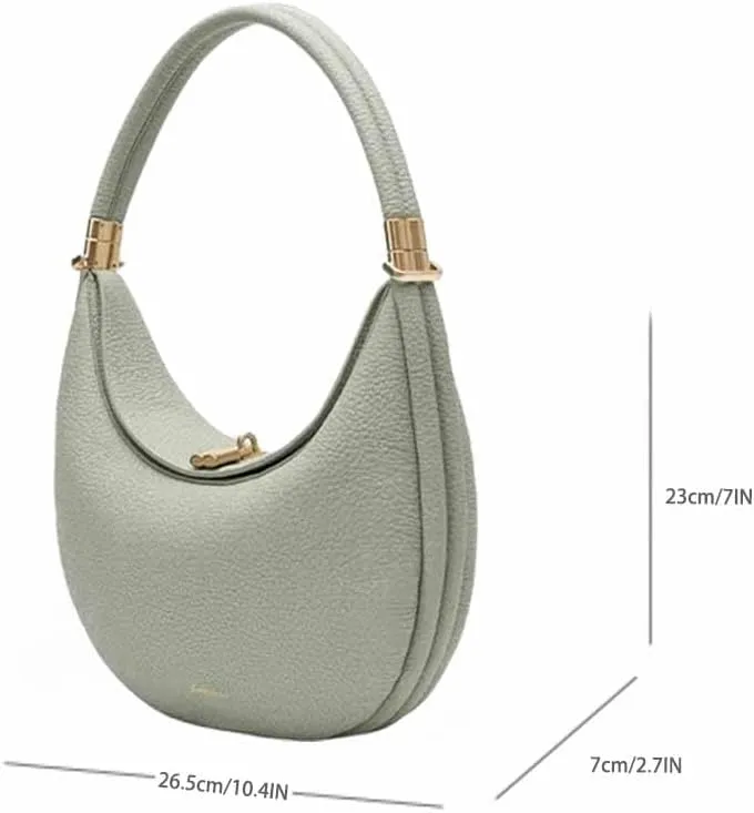 Women's Fashion Shoulder Bag Hobo Underarm Bag Multi functional Y2K Shoulder Bag Moon Bend Elegant Handbag
