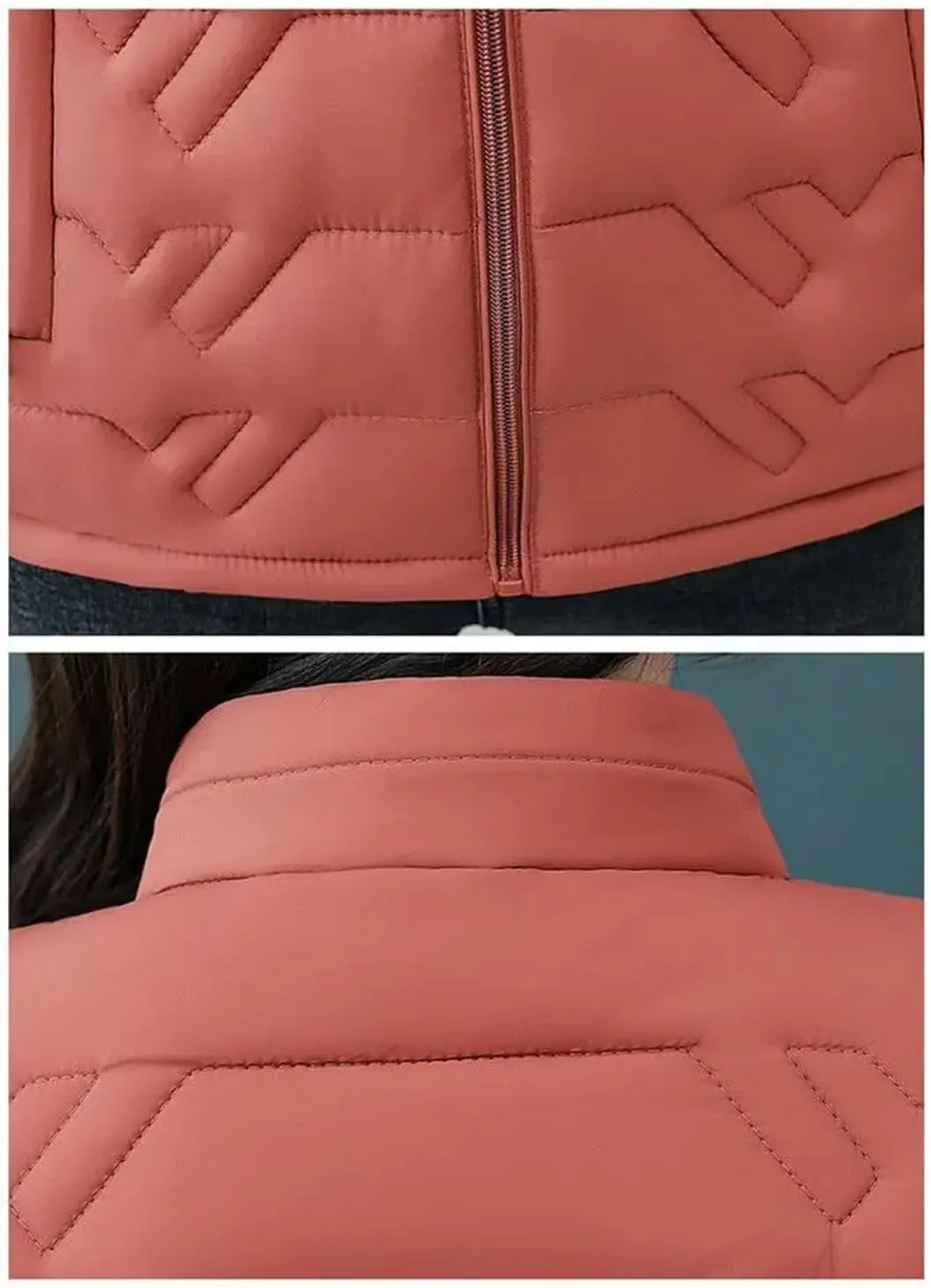 Women's Jacket Parkas Thin Down Cotton Coat Winter Slim Short Cotton-Padded Coat Warm Outwear