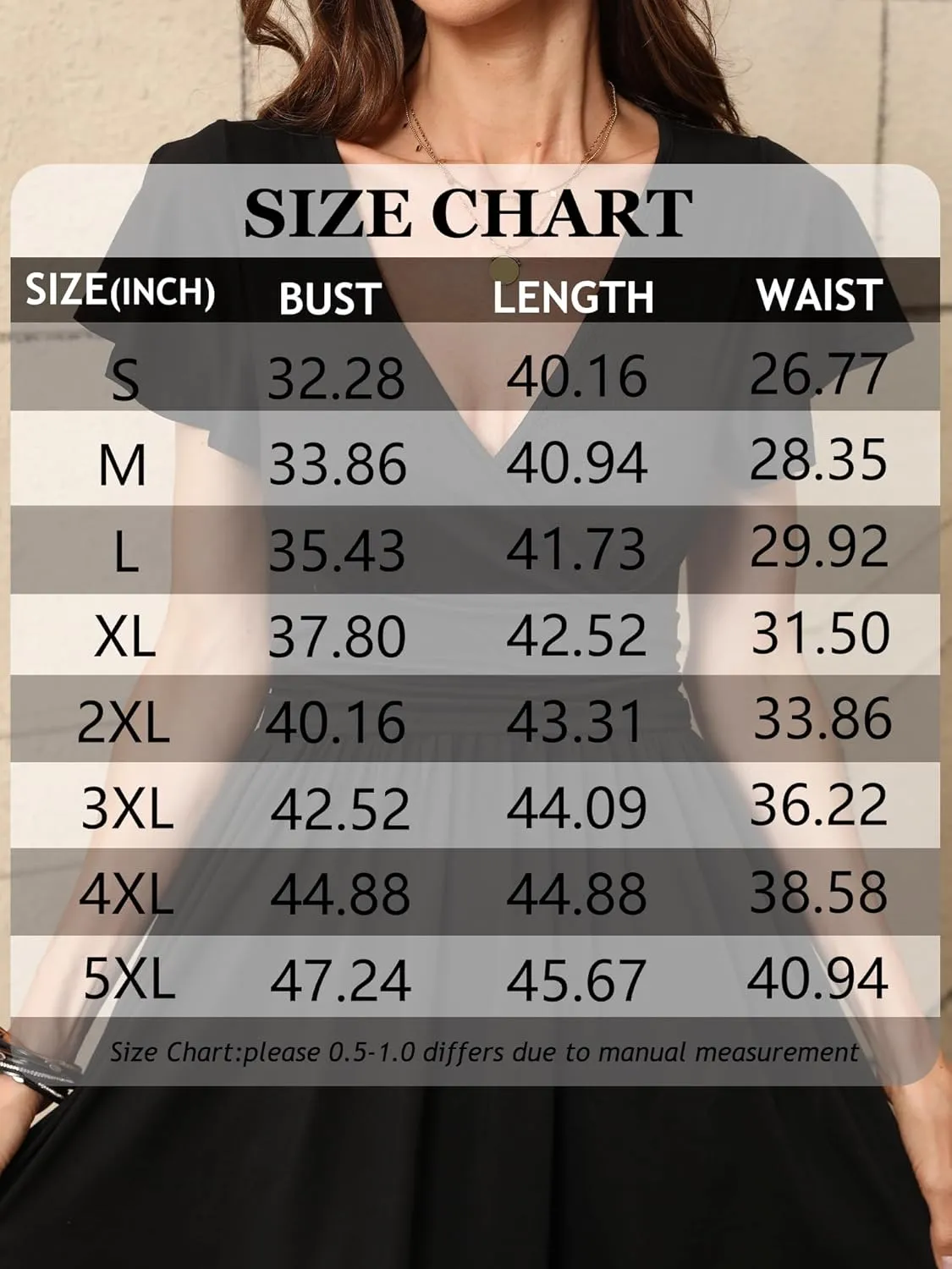 Women's Spring Summer Casual Ruffle Short Sleeve Wrap V-Neck A-Line Loose Fit Swing Party Midi Dress with Pockets