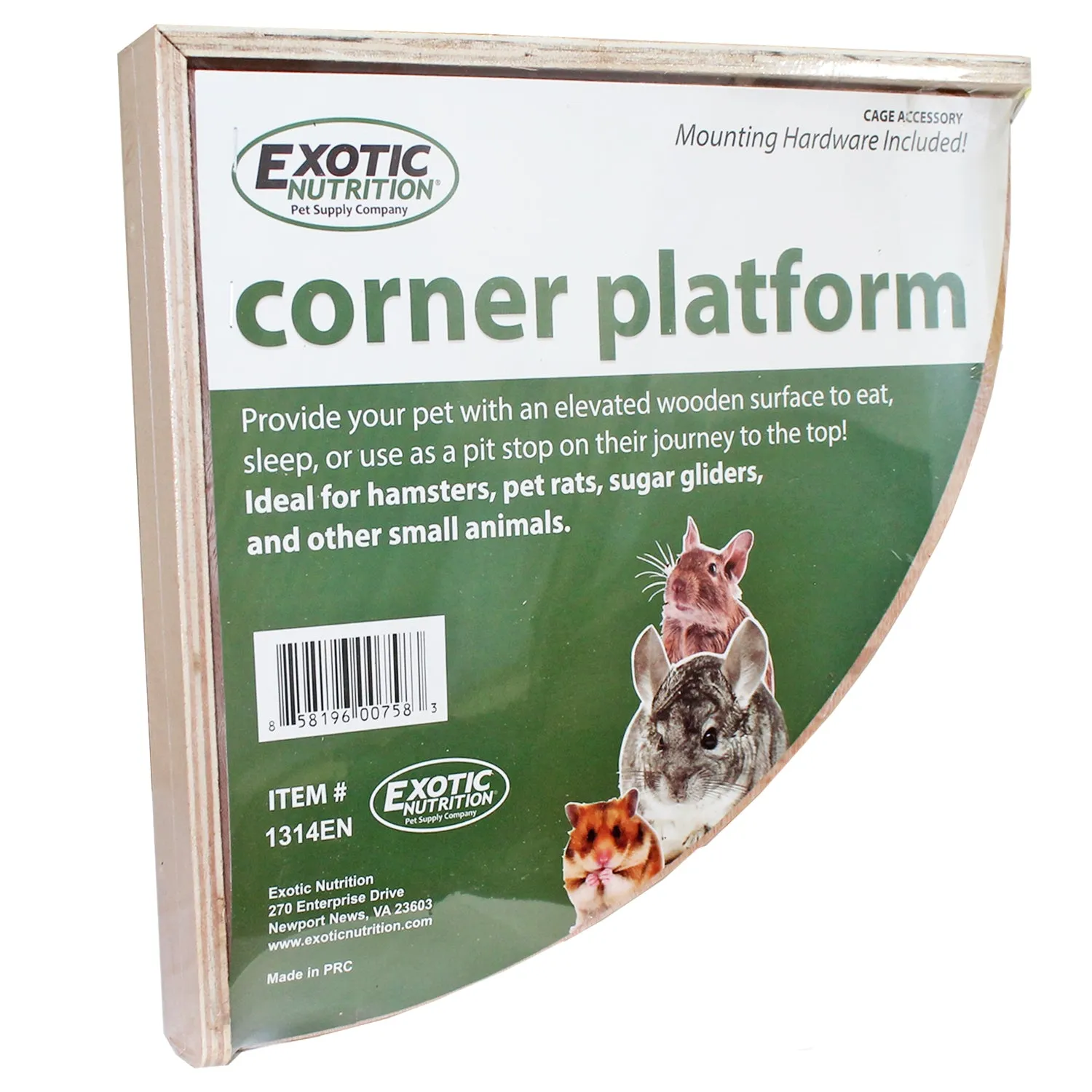 Wood Corner Platform